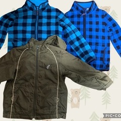 男児130冬服14点セットの画像