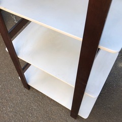 木製オープンシェルフ 4段 ディスプレイラック　60cm×40cm×高さ119cmの画像