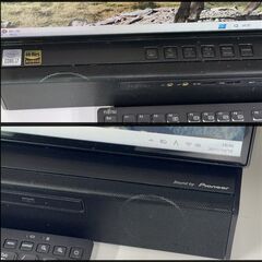 中古 富士通 27型PC FMVF90E2B FH90/E2 Corei7-10750H/メモリ8GB/SSD256GB＋HDD3TB BD/Win11 一体型パソコンの画像