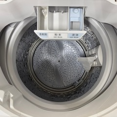 64 ○送料設置無料　19年製　シャープ洗濯機　7㌔　 の画像