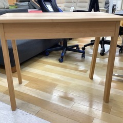 【トレファク　ラパーク岸和田店】デスク　杉工場　引き出し　鍵付き　ナチュラルの画像