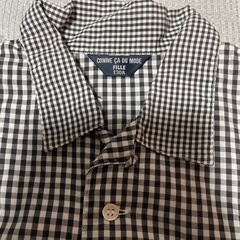 コムサデモード　チェックシャツ130の画像