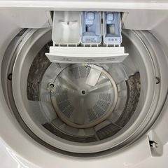 51 ○送料設置無料　22年製　Panasonic　洗濯機　7㌔　安い　冷蔵庫 の画像