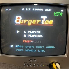 ファミコンソフト　バーガータイムの画像