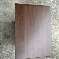 【リユースショップスパークル】カラーボックス　棚　収納家具　2段　ダークブラウン　配送設置可能♪の画像