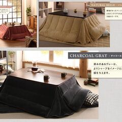 新品未使用・未開封　フランネル調　省スペースあったかこたつ掛け布団　80x120cm 単品　4尺長方形の画像