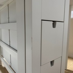 IKEA 伸縮式ダイニングテーブル ホワイトの画像