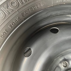 バリ溝　トヨタ純正　GR86 スチールホイールの画像
