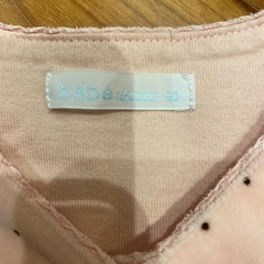 80 bebe ジャンパースカートの画像