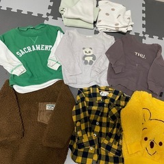 子供服男の子女の子まとめ80cm〜110cm（汚れている）の画像