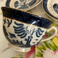 🌹昭和レトロ/ヴィンテージ　ニッコー　ダブルフェニックス　カップ&ソーサー 6客セット🌹　の画像