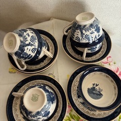 🌹昭和レトロ/ヴィンテージ　ニッコー　ダブルフェニックス　カップ&ソーサー 6客セット🌹　の画像