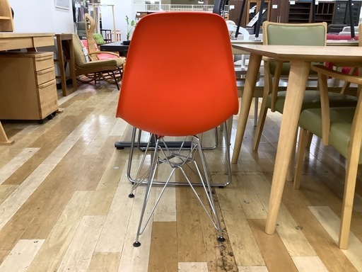【お値下げしました！】Herman Miller イームズプラスチックシェルサイドチェア　DSR CHZEE8　