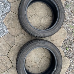 本日終了　最安　225 50 R17 クムホスタッドレス　バリ溝1ヶ月使用品　2本セット　ベンツ　ワーゲン　スバル　トヨタ　雪　安心の柔らかさの画像
