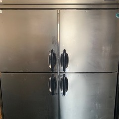 業務用ステンレス冷蔵庫 4ドア（冷凍1・冷蔵3）三相200V　動作良好　¥50,000　宇都宮市引き取り
の画像