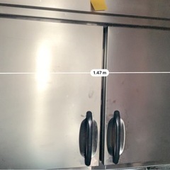 業務用ステンレス冷蔵庫 4ドア（冷凍1・冷蔵3）三相200V　動作良好　¥50,000　宇都宮市引き取り
の画像