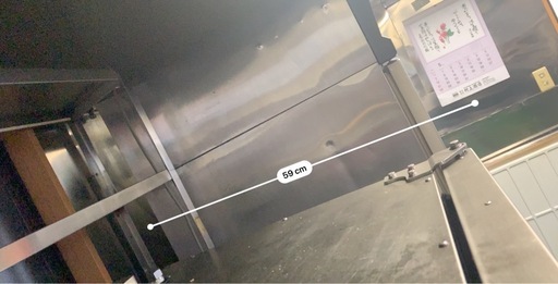 業務用ステンレス冷蔵庫 4ドア（冷凍1・冷蔵3）三相200V　動作良好　¥50,000　宇都宮市引き取り