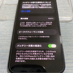 iPhone 12 mini バッテリー100% SIMフリー  iOS26 クリアケース付の画像