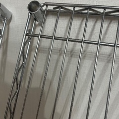 銀ラック・メタルシェルフの画像