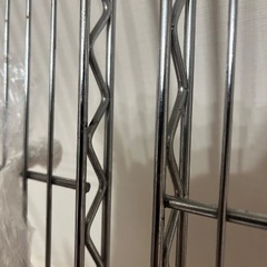 銀ラック・メタルシェルフの画像