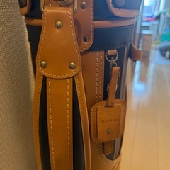 【希少！】TRUSSARDIトラサルディ合皮ゴルフバッグの画像