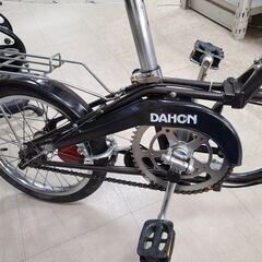 J1624【リユースのサカイ柏店】★店頭にて試乗可★ 折りたたみ自転車　DAHON　ダホン　DAHONⅢ　3段変速　ブラック　クリーニング、簡易メンテナンス済み　★店頭にて試乗可★  中古自転車 　流山市 中古自転車 松戸市 中古自転車 我孫子市 中古自転車 船橋市 中古自転車 守谷市 中古自転車 取手市 中古自転車　の画像