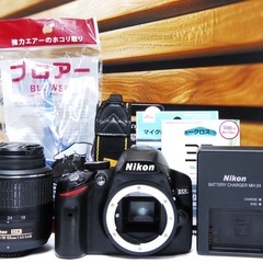 ✨初心者セット Nikon D3200 レンズセット 届いてすぐ使える　スマホ転の画像