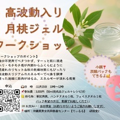 【大好評✨月桃ジェルワークショップ】の画像