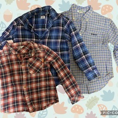 男児140冬服18点セットの画像