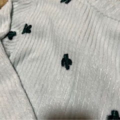 レディース モコモコ部屋着　サボテン柄🌵の画像