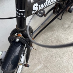 Switch 折りたたみ自転車 黒の画像