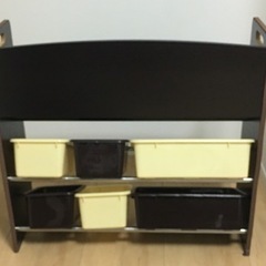 子供用 絵本棚＆収納棚（玩具など）の画像