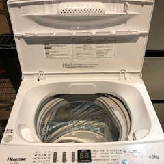 Hisense HW-T45D 4.5kg 洗濯機　2020年製 の画像