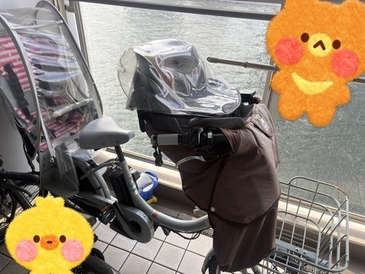 bike 2 e. ビッケ　こども乗せ　前後付き