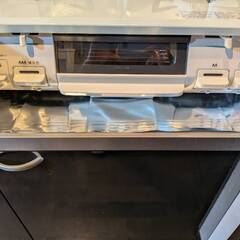 リンナイ　Rinnai　ガステーブル ガスコンロ 水なし片面焼き パステルミント 約60cm 都市ガス12・13A 左強火　KG67MTLの画像