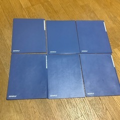 希少　製薬会社　ノベルティ　クリアブック　A4 8枚綴り　6冊　昭和レトロの画像
