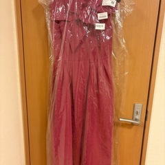 【新品】 YUMI KATSURA for CELFORD セルフォード アシンメトリーリボンドレス ピンク Mサイズの画像