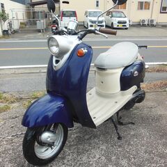 YAMAHA 2st VINOビーノ　ダークブルー セル始動　好調　バッテリー　タイヤ　フィルター新品交換他　お金かけ多数交換 納車整備点検済み 登録後すぐ乗り出せます。直接引き渡し　配送手配も可　SA10J　５AU　４JP　原付の画像