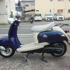YAMAHA 2st VINOビーノ　ダークブルー セル始動　好調　バッテリー　タイヤ　フィルター新品交換他　お金かけ多数交換 納車整備点検済み 登録後すぐ乗り出せます。直接引き渡し　配送手配も可　SA10J　５AU　４JP　原付の画像