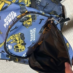 子供用リュック　はたらくくるまの画像