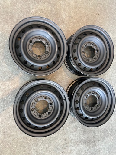 ハイエース純正ホイール ４本セット 中古品 マッド塗装済み 15インチ×6J