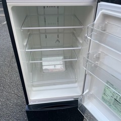 北九州市内配送無料　保証付き 東芝　GR-P15BS 冷蔵庫 BSシリーズ メタリックブラック [153L /2ドア /右開きタイプ] の画像