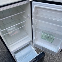 北九州市内配送無料　保証付き 東芝　GR-P15BS 冷蔵庫 BSシリーズ メタリックブラック [153L /2ドア /右開きタイプ] の画像