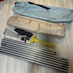 オーニング　タープ　屋外キャンプ　ピクニック　キャンプ　アウトドア　6角の画像