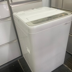 北九州市内配送無料　保証付き パナソニックNA-F50B12-N 全自動洗濯機 Fシリーズ シャンパン [洗濯5.0kg /乾燥機能無 /上開き]の画像