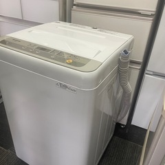 北九州市内配送無料　保証付き パナソニックNA-F50B12-N 全自動洗濯機 Fシリーズ シャンパン [洗濯5.0kg /乾燥機能無 /上開き]の画像