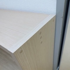 【美品】ロングテーブル 幅147cm 木目調の画像