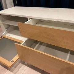ニトリ　テレビ台　収納付き　キャスター付きの画像