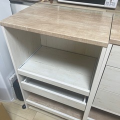 カウンターキッチン キッチン収納 炊飯器置き【受取者いない場合廃棄予定29日まで】の画像