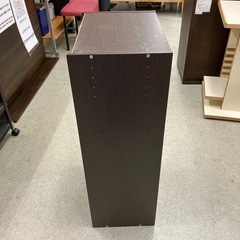 T2510-250 カラーボックス 3段 ダークブラウン② キズ汚れ多数の画像